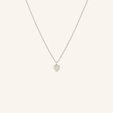 Diamond Starburst Heart Necklace