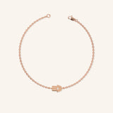 Hamsa Diamond Bracelet