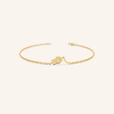 Hamsa Diamond Bracelet