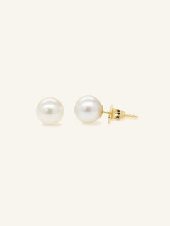 Cozy Nook White Pearl Earrings
