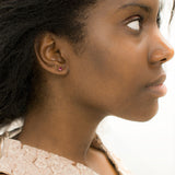Perfect Autumn Rhodolite Garnet Stud Earrings