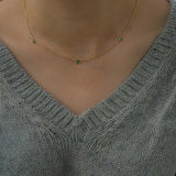 Orion's Green Garnet Necklace