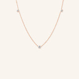 Orion's White Sapphire Necklace