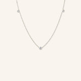 Orion's White Sapphire Necklace