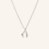 Lucky Wishbone Gold Necklace