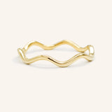 Wavy Gold Ring