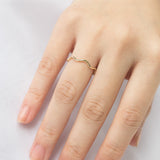 Wavy Gold Ring