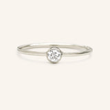 Butterum Round Diamond Ring