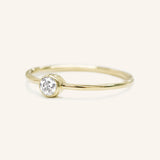 Butterum Round Diamond Ring