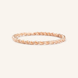 Twisted Solid Gold Vine Band