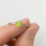 California Poppy Peridot Ring