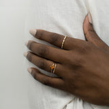 California Poppy Citrine Ring