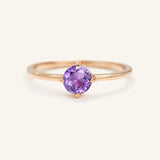 California Poppy Amethyst Ring