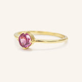 California Poppy Rhodolite Garnet Ring