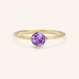 California Poppy Amethyst Ring