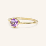 California Poppy Amethyst Ring