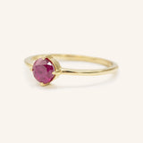 California Poppy Ruby Ring