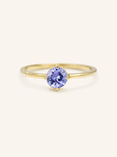 California Poppy Tanzanite Ring