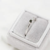 Butterum Round Black Diamond Ring
