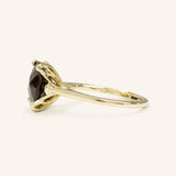 Bittersweet Autumn Garnet Engagement Ring