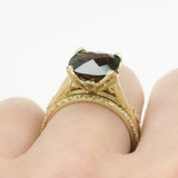 Bittersweet Autumn Garnet Engagement Ring