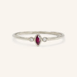 Fall Garden Ruby Diamond Ring