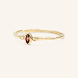 Fall Garden Garnet Diamond Ring