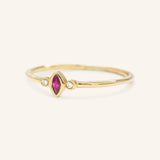Fall Garden Ruby Diamond Ring