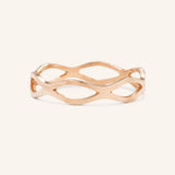 Double Wave Gold Ring