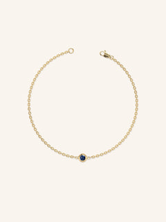 Fall into Autumn Blue Sapphire Bracelet