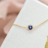 Fall into Autumn Blue Sapphire Bracelet