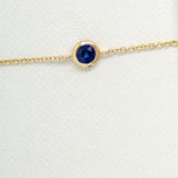 Fall into Autumn Blue Sapphire Bracelet