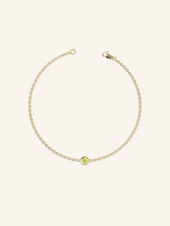 Fall into Autumn Peridot Bracelet