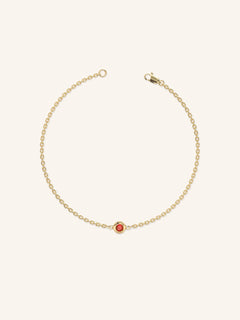 Fall into Autumn Garnet Bracelet