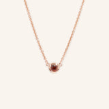 Fall into Autumn Garnet Necklace