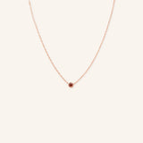 Fall into Autumn Garnet Necklace