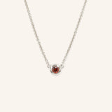 Fall into Autumn Garnet Necklace