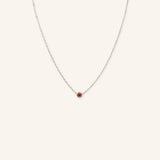 Fall into Autumn Garnet Necklace