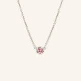 Fall into Autumn Pink Tourmaline Necklace