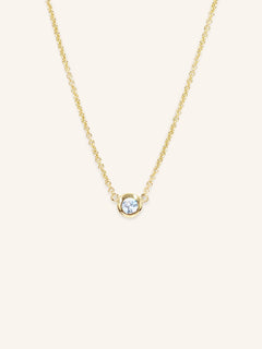 Fall into Autumn Aquamarine Necklace