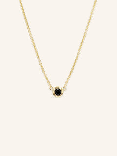 Fall into Autumn Black Diamond Necklace