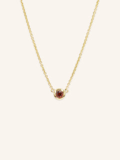 Fall into Autumn Garnet Necklace