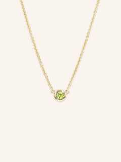 Fall into Autumn Peridot Necklace