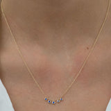 Wander Longingly Blue Sapphire Necklace