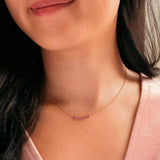 Wander Longingly Ruby Necklace