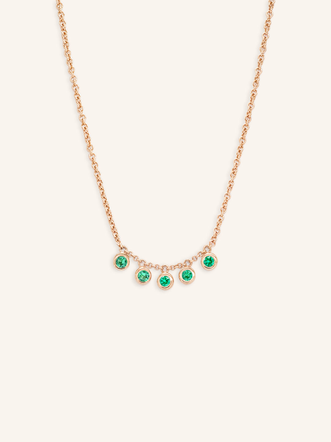 Wander Longingly Emerald Necklace