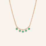 Wander Longingly Emerald Necklace