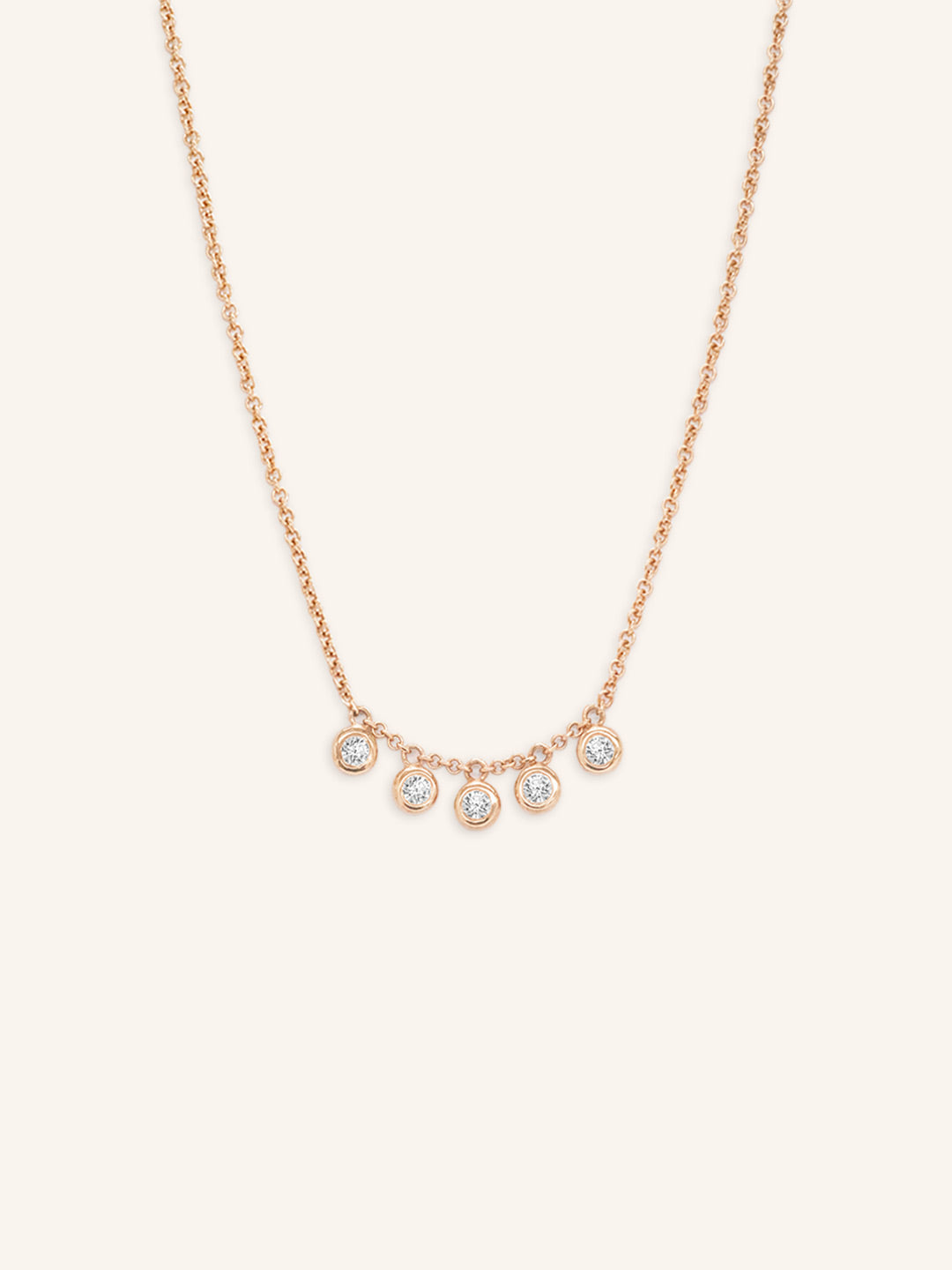 Wander Longingly White Sapphire Necklace