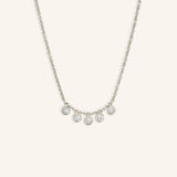 Wander Longingly White Sapphire Necklace