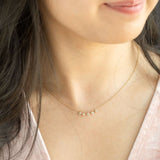 Wander Longingly White Sapphire Necklace